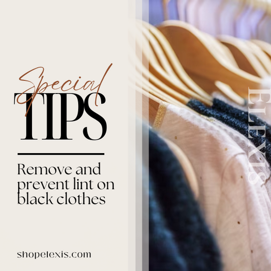 How to remove and prevent lint on black clothes