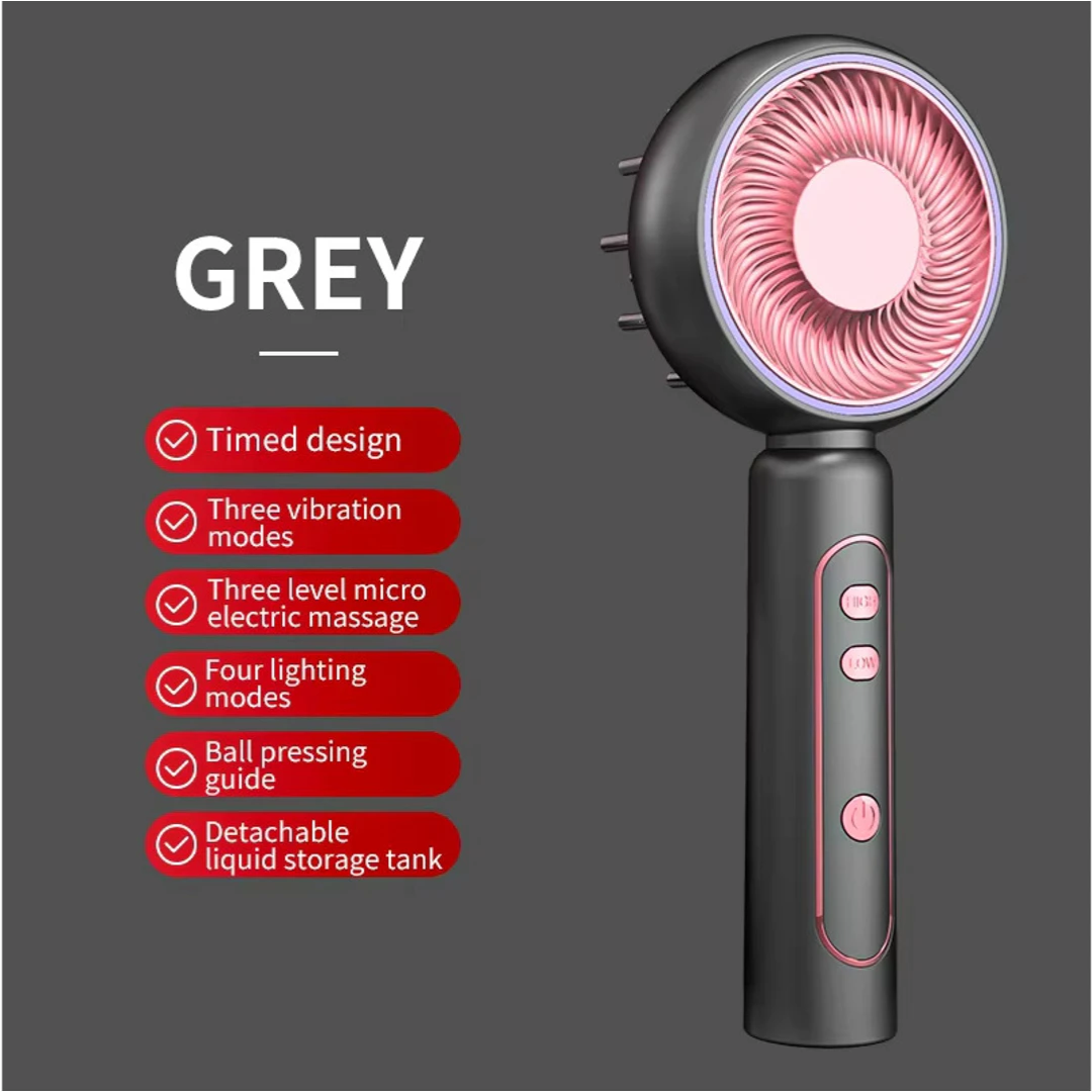 3 In 1 Multi Microcurrent Red Light Therapy Scalp Massage Comb