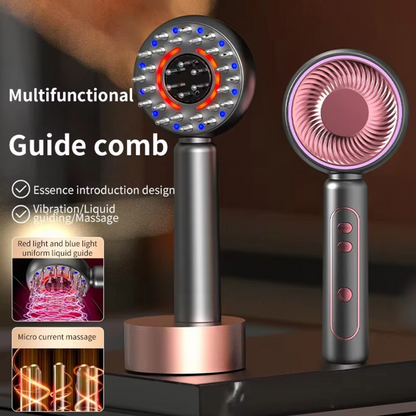 3 In 1 Multi Microcurrent Red Light Therapy Scalp Massage Comb