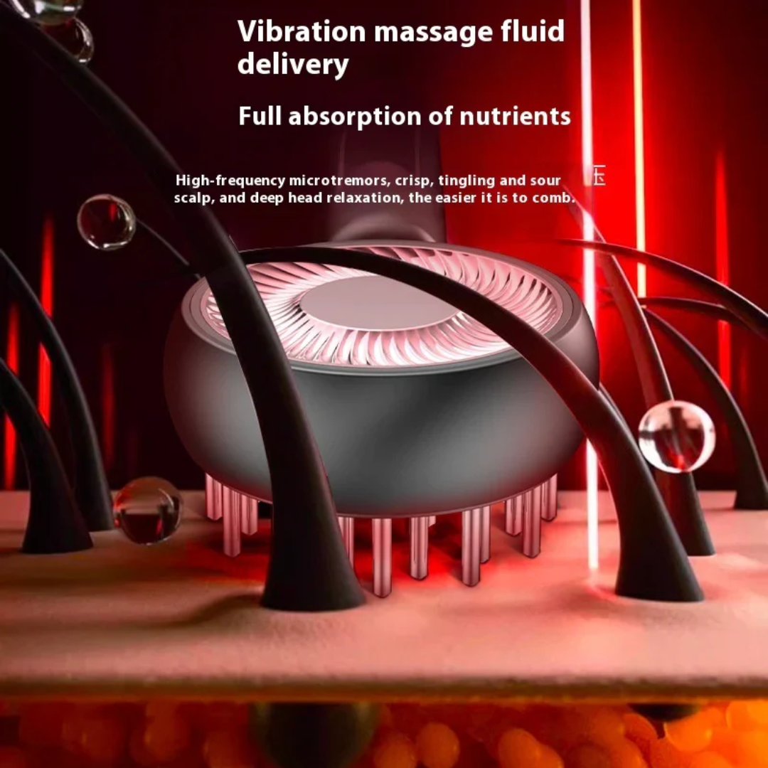 3 In 1 Multi Microcurrent Red Light Therapy Scalp Massage Comb