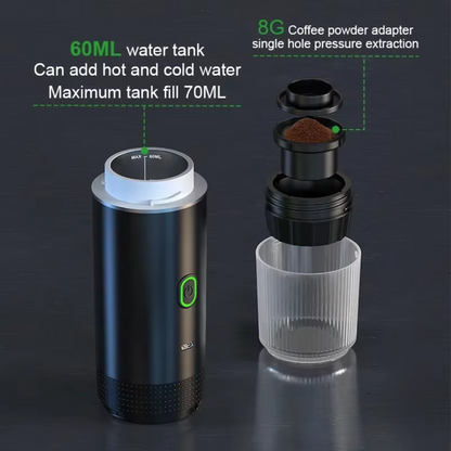 3 in 1 Wireless Electric Portable Espresso Coffee Maker