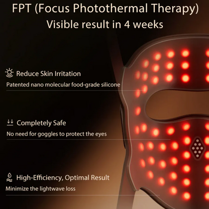 4D Silicone Red Light Light Therapy Mask