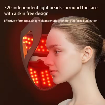 4D Silicone Red Light Light Therapy Mask