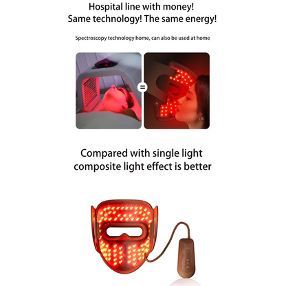 4D Silicone Red Light Light Therapy Mask
