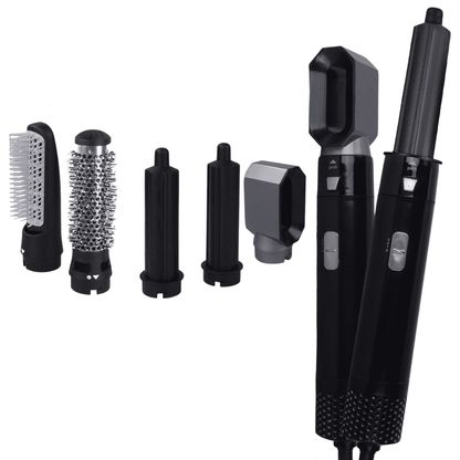 5 In 1 Hair Straightener Curler Dryer