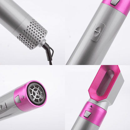 5 In 1 Hair Straightener Curler Dryer