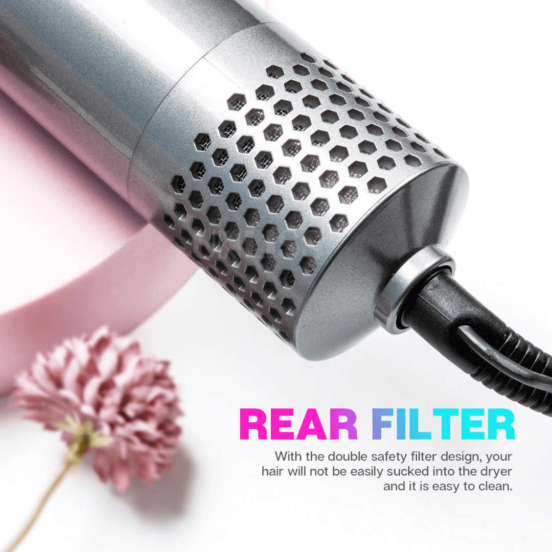 5 In 1 Hair Straightener Curler Dryer