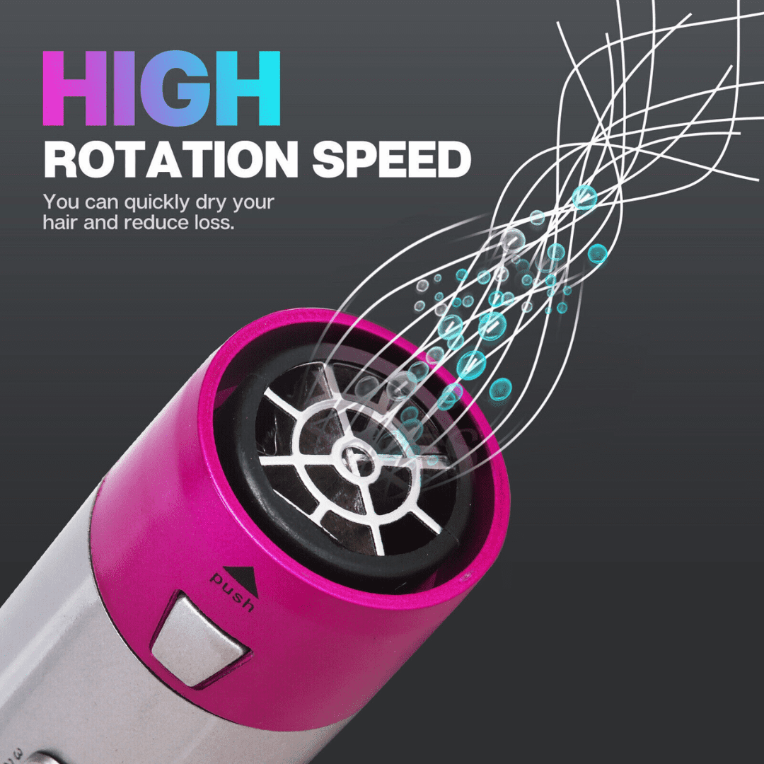 5 In 1 Hair Straightener Curler Dryer