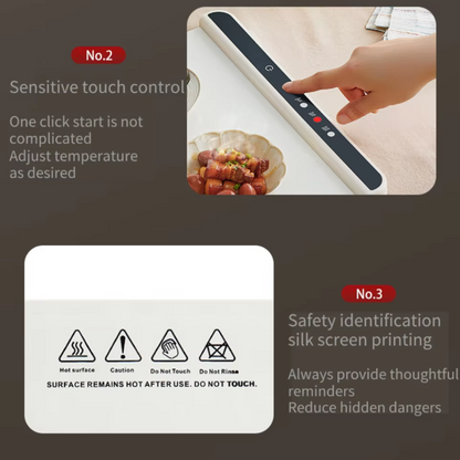 Adjustable Temperature Rollable Food Warmer