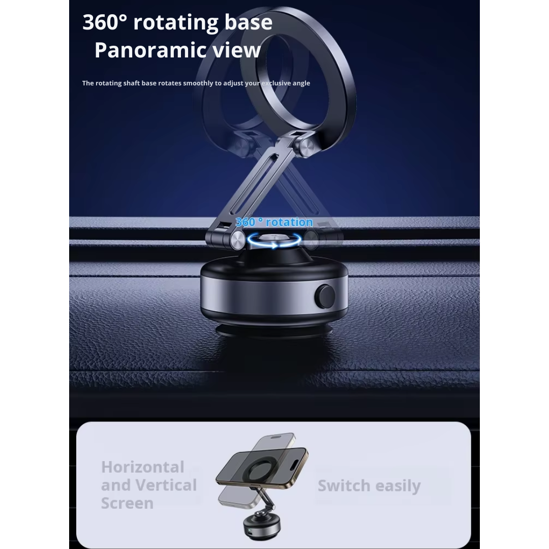 Magnetic Vacuum Adsorption Car Mount Mobile Phone Holder