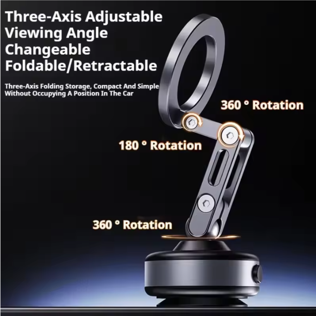 Magnetic Vacuum Adsorption Car Mount Mobile Phone Holder