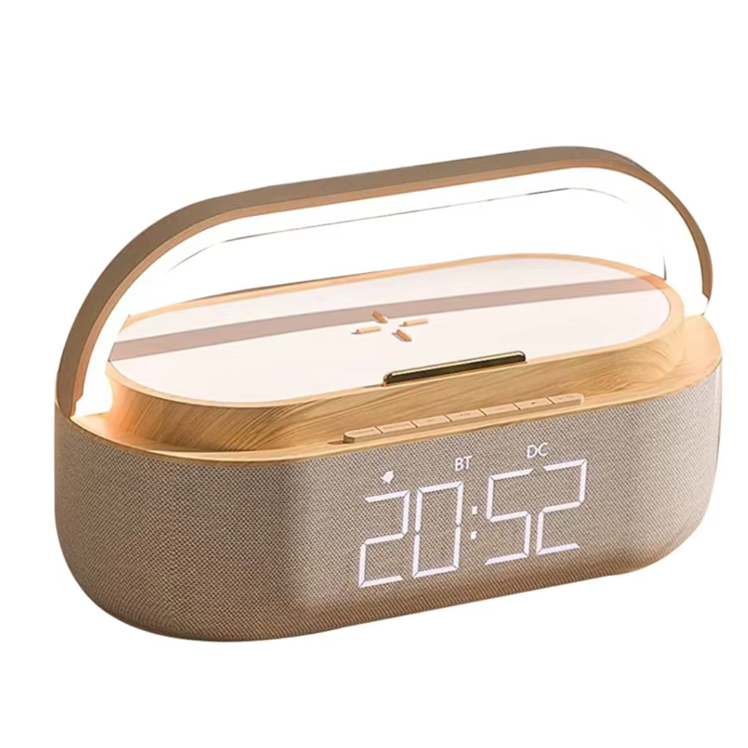 Multifunctional Wireless Charger Display Clock Lamp Light