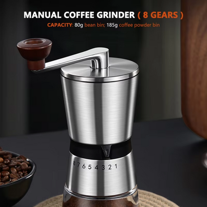 Premium Adjustable Portable Manual Coffee Grinder Hand