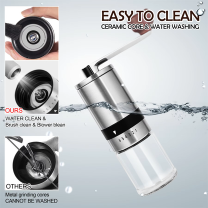 Premium Adjustable Portable Manual Coffee Grinder Hand