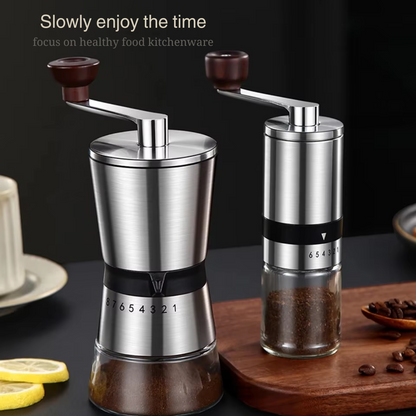 Premium Adjustable Portable Manual Coffee Grinder Hand