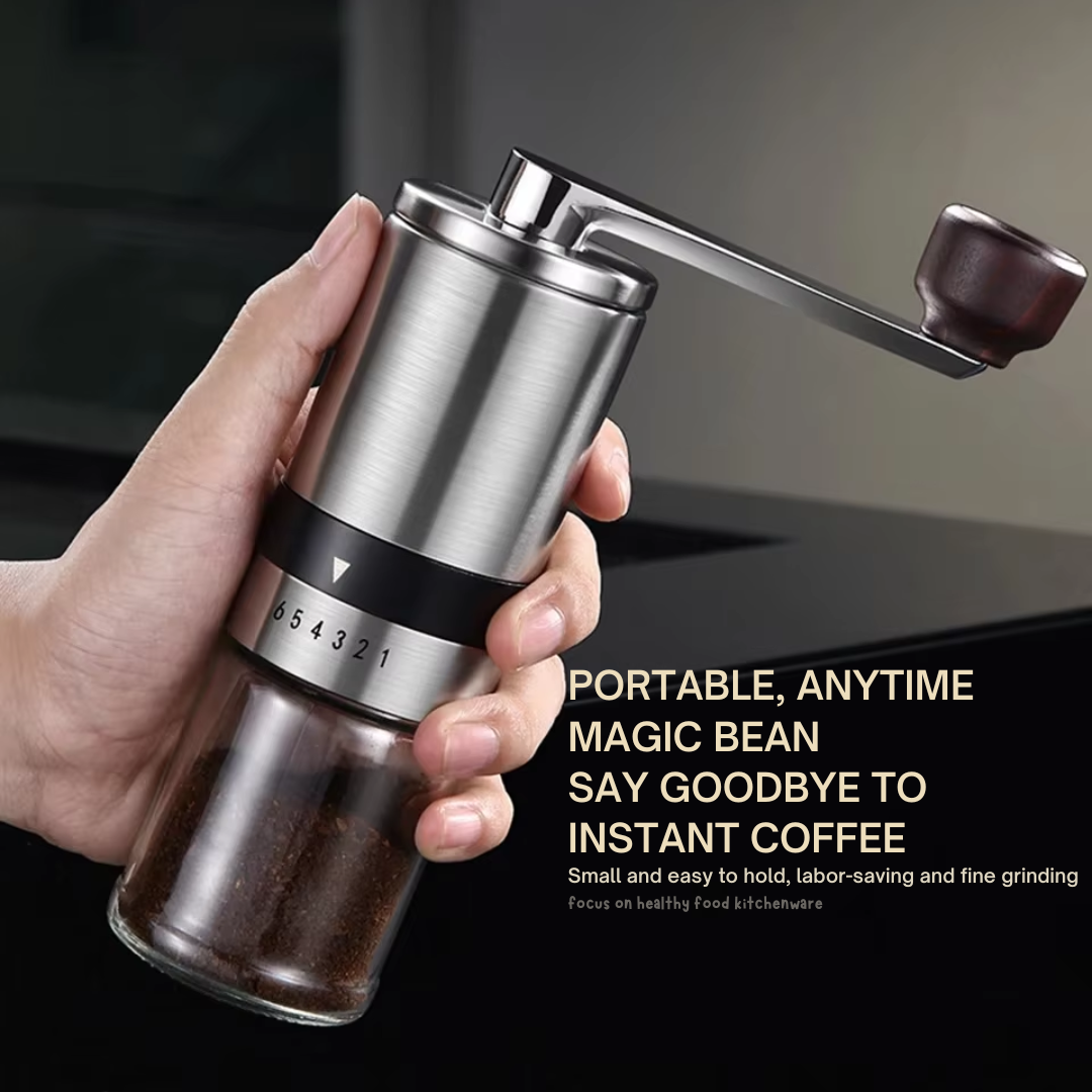 Premium Adjustable Portable Manual Coffee Grinder Hand