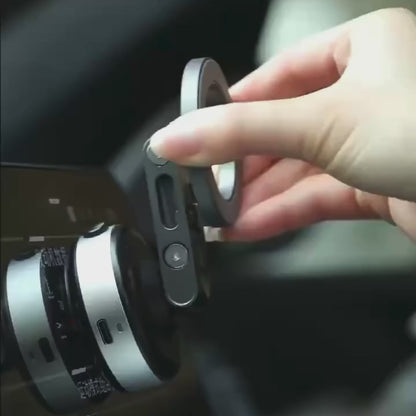 Magnetic Vacuum Adsorption Car Mount Mobile Phone Holder